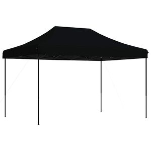 vidaXL Partytelt 279 x 410 x 315 cm Svart Oxford Stoff