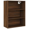 vidaXL Hengende veggskap brun eik 69,5x32,5x90 cm