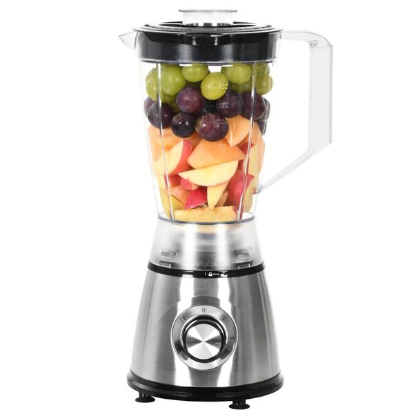 vidaXL Blender/smoothiemaskin 1,5 L rustfritt st&aring;l lav lyd