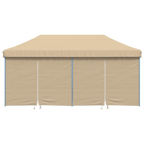 vidaXL Partytelt Beige 292 x 580 x 315 cm Oxford Stoff