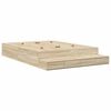 vidaXL Seng med lagring med skuff Sonoma eik 160 cm Konstruert tre