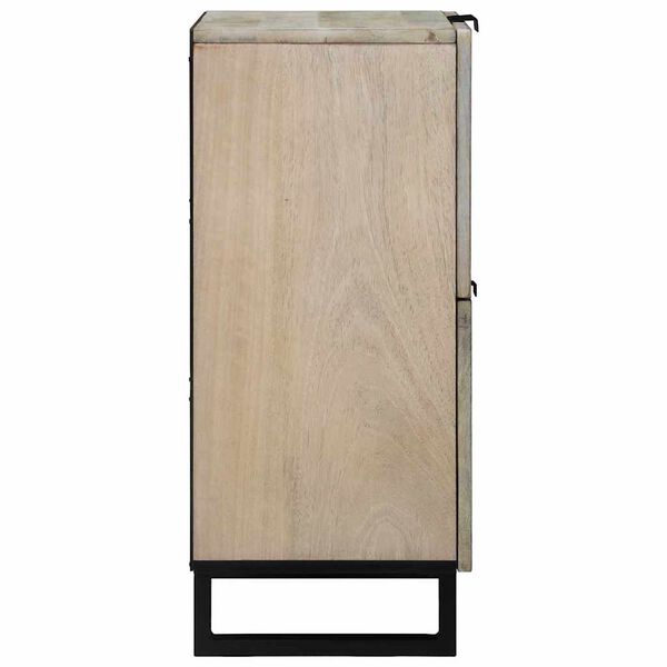 vidaXL Medieoppbevaringsskap og -hyller Hvit og svart 60 x 33 x 75 cm