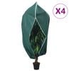 vidaXL Plantefleecetrekk med glidel&aring;s 4 stk 70 g/m&sup2; 3,93x3 m