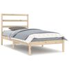 vidaXL Sengeramme uten madrass 90x200 cm heltre furu