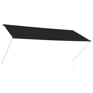 vidaXL Uttrekkbar markise 300x150 cm antrasitt