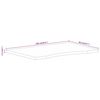 vidaXL Skrivebordsplate med kurve 100x50x2,5 cm heltre grovt mangotre
