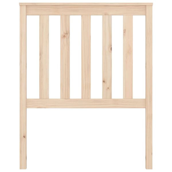 vidaXL Sengegavl 81x6x101 cm heltre furu