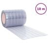 vidaXL D&oslash;rgardin gjennomsiktig 300 mm x 2,6 mm 10 m PVC