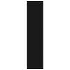 vidaXL Garderobe svart 50x50x200 cm konstruert tre