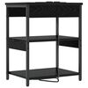 vidaXL Nattbordskap Svart Eik 41 x 31 x 51 cm Konstruert tre