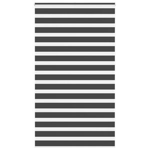 vidaXL Sebragardin svart 120x230 cm stoff bredde 115,9 cm polyester