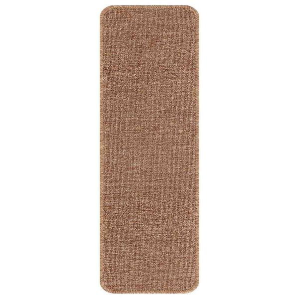 vidaXL Anti-skli Trapematter Lateks bakgrunn 15 pcs Gul 60 x 25 cm PP