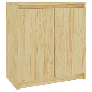 vidaXL Sideskap 60x36x65 cm heltre furu