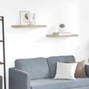 vidaXL Flytende vegghyller 2 stk eik 60x23,5x3,8 cm MDF