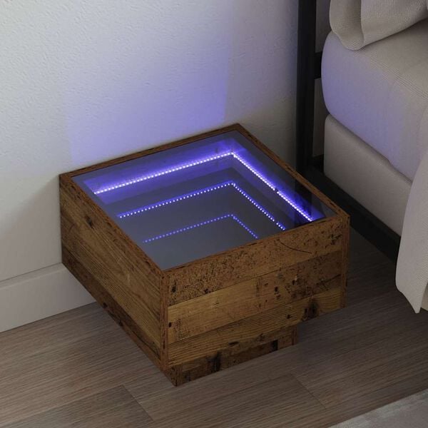 vidaXL Oppbevaringsskap Gammelt tre 40 x 40 x 30 cm