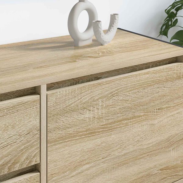 vidaXL TV-skap med skuff Sonoma 100 x 36 x 49.5 cm Konstruert tre