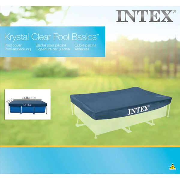 Intex Bassengtrekk rektangul&aelig;r 300x200 cm 28038