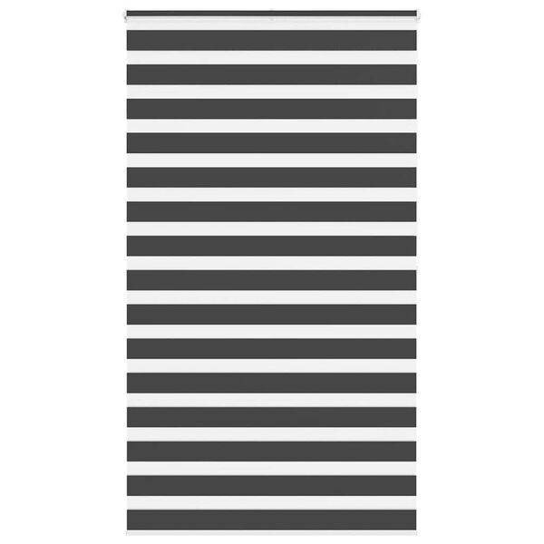 vidaXL Sebragardin svart 120x200 cm stoff bredde 115,9 cm polyester