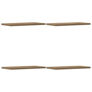 vidaXL Vegghyller 4 stk artisan eik 40x20x1,5 cm konstruert tre