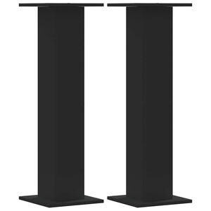 vidaXL Plantestativ 2 stk svart 30x30x95 cm konstruert tre