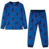 vidaXL Pyjamas for barn med lange ermer bensin 104