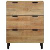 vidaXL Skjenker 2 stk brun 60x33x75 cm heltre mango