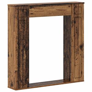 vidaXL Peisramme Gammelt tre 100 x 20 x 100 cm Konstruert tre