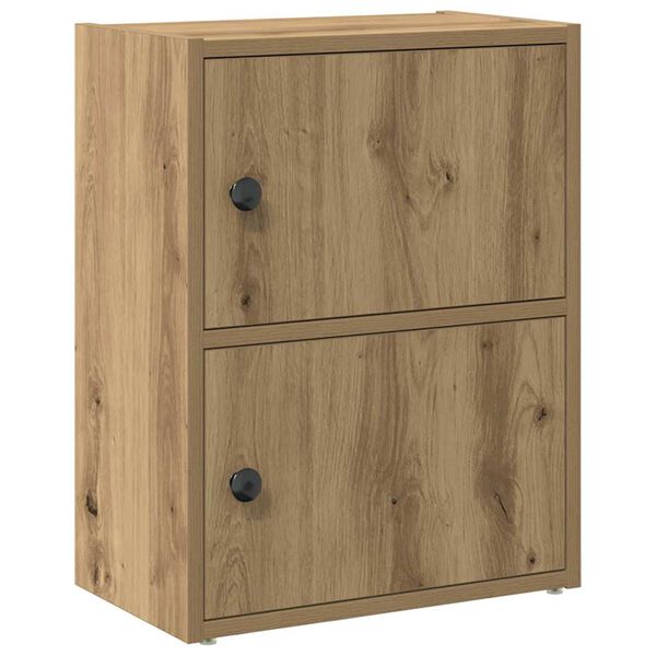 vidaXL Bokhylle artisan eik 40x24x52 cm konstruert tre