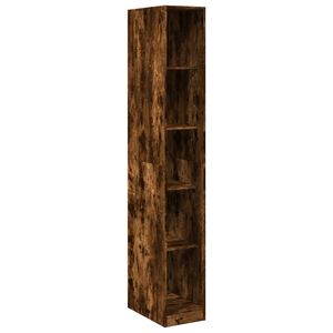 vidaXL Garderobe r&oslash;kt eik 30x50x200 cm konstruert tre