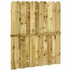 vidaXL Hageport 100 x 125 cm Heltre furu Gr&oslash;nn