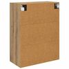 vidaXL Vegghotell 2 pcs Artisan Eik 69,5 x 34 x 90 cm Konstruert tre