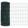 vidaXL Euro gjerde grønn 0.6 x 50 m PVC-belagt jern