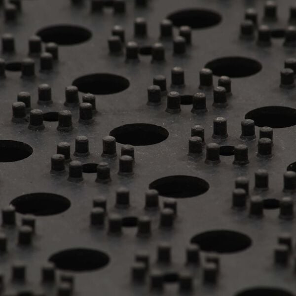 vidaXL Gummimatter 22 mm 80x120 cm