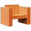 vidaXL Hagesofa voksbrun 79x60x62 cm heltre furu
