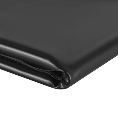 vidaXL Damduk svart 2x2 m PVC 0,5 mm