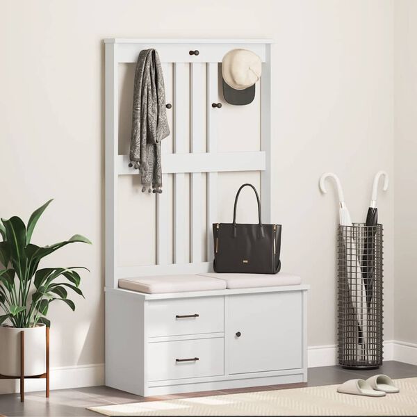 vidaXL Halltre SANDNES 87x40x159,5 cm heltre furu