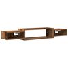 vidaXL Vegghengt TV-skap Veggmontert Gammelt tre 140 x 28 x 21 cm