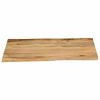 vidaXL Bordplate 100x80x2,5 cm naturlig kant heltre mango