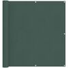 vidaXL Balkong Skjerm Rektangul&aelig;r 110 x 300 cm Oxford Stoff M&oslash;rkegr&oslash;nn