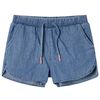 vidaXL Barneshorts denimbl&aring; 140