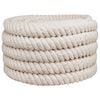 vidaXL Jute tau 40 mm Hvit 100% Tossa jute