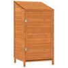 vidaXL Hageskur brun 55x52x112 cm heltre gran