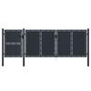 vidaXL Hageport metall 4x1,75 m antrasitt