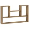 vidaXL Vegghylle Artisan eik 100 x 17 x 60 cm Konstruert tre