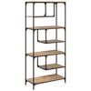 vidaXL Bokhylle artisan eik 81 x 36 x 176 cm Konstruert tre
