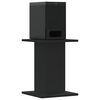 vidaXL Høyttalerstativ 2 stk svart 30x30x40 cm konstruert tre