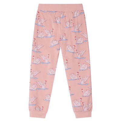 Pyjamas for barn med lange ermer lyserosa 104