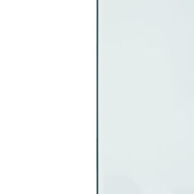 vidaXL Glassplate for peis rektangulær 100x60 cm