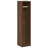 vidaXL Baderomsskap med rulleholder brun eik 20,5x20x90 cm