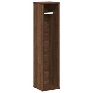 vidaXL Baderomsskap med rulleholder brun eik 20,5x20x90 cm
